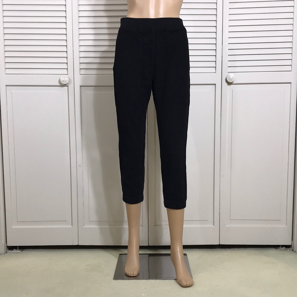 Prairie Underground Black Cotton Textured Stretch Jogger XS